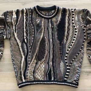 Men’s Coogi Style Sweater Vintage 1990’s Tundra